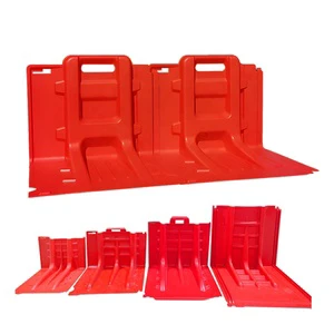New Innovative ABS Flood Barrier 50cm 75cm 110cm Removable L-shaped Plastic Water Control Flood Defence Barrier for Garage Door
