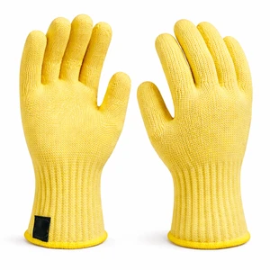 Professional DuPont for Anti-Cut Breathable Welding Gloves Smooth Latex Grip Palm 350C Heat Protection Safety Gloves