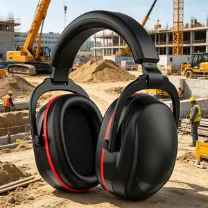 Hot Sale Foldable Noise Reduction Earmuffs Adjustable Hearing Protection Ear Defenders for Adults