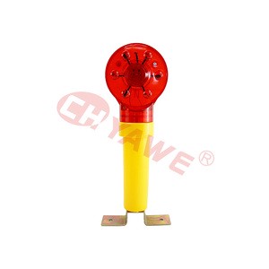 High Visible Plum Blossom LED Flashing Traffic Signal Light Road Safety Barricade Lamp Traffic Cones