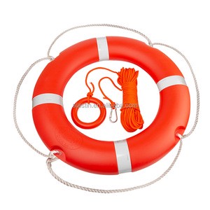 Manufacturer Other Marine Supplies 2.5 KG Plastic Orange Round Water Life Saving Safe Equipment Life Buoy High Quality