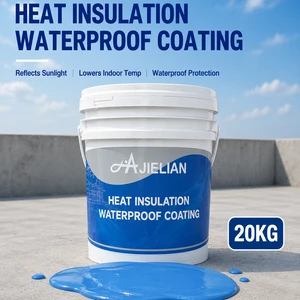 AJIELIAN Wholesale Price Liquid Corrosion Resistant White Nano Heat Insulation Reflective Roof Coating for Concrete Roof