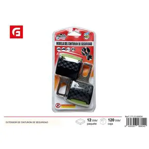 Sports Style Safety Belt Extender 2-Point Vehicle Accessory ABS Polyester Plastic Steel Material