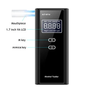 2025 Hot Selling Portable Breath Alcohol Tester Alcohol Detection Device Drunk Driving Detector ACT600