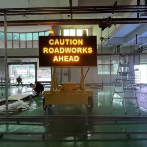 Led Traffic Dynamic Message Board Variable Message Signs Mobile Trailer Led Sign Led Traffic Trailer Portable Led Signs Solar