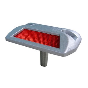 High Brightness IP68 Flashing Powered LED Cat Eye Road Studs, Reflective Aluminum Traffic Road Marker Light