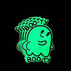 Customized Glow In Dark Sticker Die Cut Vinyl Label Waterproof Luminous Sticker Glowing Sticker For Decoration