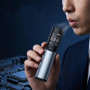 Portable Breath Alcohol Tester Model S3 Semi-conductor Sensor Lithium Battery Silver Color For Personal Use China Manufacturer