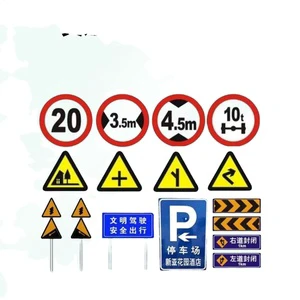 Custom Reflective Flexible Metal Traffic Safety Signs for Road Street Highway & Parking Lot