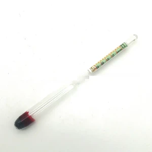 Hydrometer Alcohol Meter Vinometer Tester With One Thermometer Gadget Set 0 to 100% Alcohol Concentration Meter