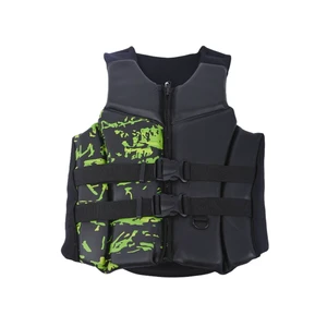 Thickness PVC Foam Neoprene Floatable Adult Life Jacket Neoprene Life Vest Safety Vest PFD for Kayaking Surfing Swimming