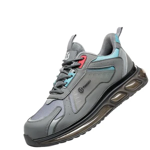 Factory Direct Summer Work Safety Shoes Anti-Crushing Anti-Puncture Anti-Slip Breathable Steel Head for Construction Sites