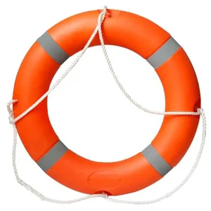 Adult Kids Swimming Training Buoy - EVA Foam Life Ring with Rope Handle for Water Sports Boating & Fishing Safety