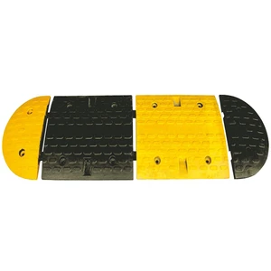 Driveway Residential Garage Heavy Duty Traffic Safety Car Deceleration Limit Belt Road Hump Speed Reducing Rubber Bumps for Sale