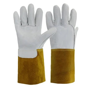 Premium Cowhide Leather Tig Welding Gloves Customized Logo/Color Different Sizes Safety Gloves
