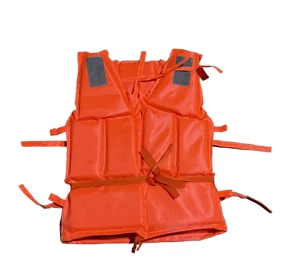 Hot Sale Adult Orange Life Jacket Swimwear Polyester Professional Life Jacket Vest for Water Sports Swimming Drifting Surfing