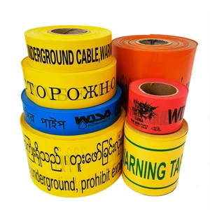 Economical Custom Printed Barricade Caution Warning Tape in Bulk