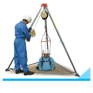 Medcare MT-FT1 CE Certified Aluminum Alloy Fall Protection Portable Confined Space Safety Rescue Tripod Kit