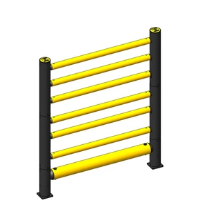 High-Visibility Safety Bollard Anti-Collision Guardrail TUV SGS Certified Yellow Black 3 Tonne Load Capacity Customizable Size