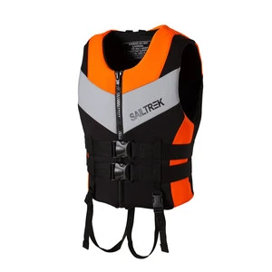 Premium Reusable Lightweight Durable Comfortable Neoprene Life Jacket Adults-EPE Foam Buoyancy Aid Waterproof Swim Vest