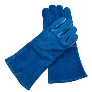 Heavy Duty Welding Gloves with Extended Safety Cuff Fire Resistant Build Ideal for Blacksmithing Smelting Arc Welding for sale