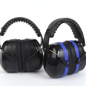 Best Selling Reusable Industrial Hearing Protection Earmuff Foldable Adjustable Safety Ear Muff for Building Construction