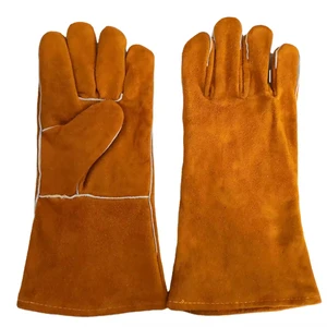 Welding Gloves for Heat Resistant Durable Protective Heavy Duty Leather Work Gloves Safety Work Gloves for Welding