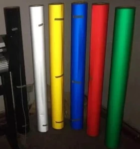 Retro-reflectivity Material Advertising Vinyl Film Reflective Sticker Glass Beed Reflective Sheeting for Traffic Signs