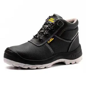 Steel Toe Labor Protection Work Shoes Anti-Smash Anti-Puncture Welding Construction Site Protective Safety Shoes