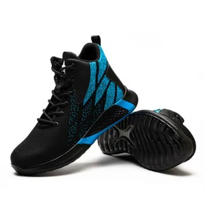 Customized European Standard High-top Labor protection Shoes with Anti-smash, Anti-puncture and Anti-slip Functions