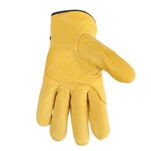 Pure Sheepskin Electric Argon Arc Welding Gloves Anti-Heat Sweat-absorbing Cotton Linersoft Genuine Leather Abrasion-resistant