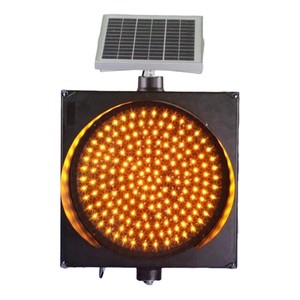 Solar LED Yellow Flashing Traffic Safety Warning Light ABS Plastic Lane Marker PC Weather Resistant Traffic Signal Light