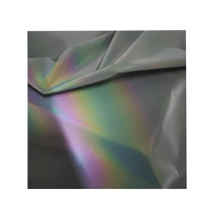 High Light Durable Reflective Printing rainbow Fabric , Reflective Fabric for Clothing