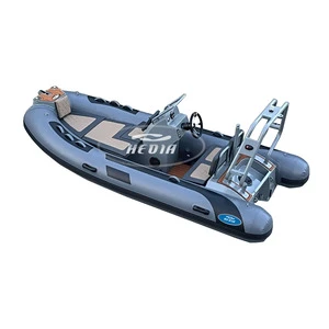 Hot Sale Deep V Aluminum Rib Boat Sport 390 Inflatable Rib Boat Hypalon 13ft