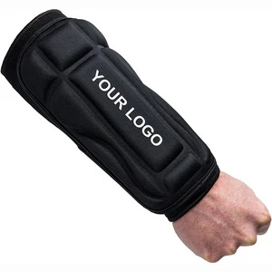 Adult Youth Sportswear Protective Gears Forearm Pads Low MOQ Nylon Material Made Pull On Arm Sleeves For Sports Training
