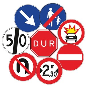 High Intensity Retroreflective Engineering Grade Traffic Signs All Kinds Traffic Information Warning Signs Galvanized Steel