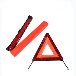 Foldable Reflective Safety Kit Emergency Roadside Hazard Sign Symbol with Storage Bag Car Triangle Warning Triangle
