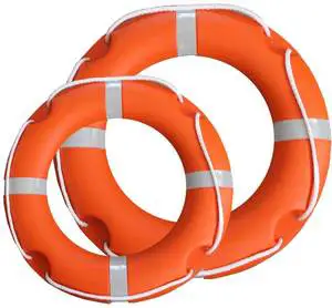 XCH Marine HDPE Adult Life Ring 2.5kg 710x445x110 Life Saving Buoy for Water Rescue and Swimming Pool