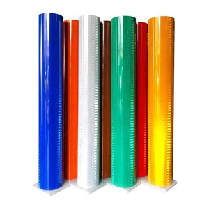 High Intensity Self Adhesive Printable ISO Certificate High Quality Prismatic Manufacturer Traffic Reflective Sheeting Material