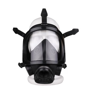 Professional Fire Fighting Anti Smoking Oxygen Gas Mask Custom Silicon Respirator Cheap Wholesale Tactical Full Face Mask