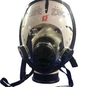 Silicone Respirators Gas Masks with Activated Carbon Filter Reusable 3-Layer Design for Firefighting Rescue Toxic Gas Protection
