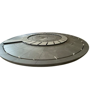 Modern Outdoor Absolute Black Granite Stone Curb Kerbstone Paver for Sale Round Granite Paving Stone