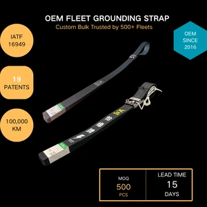 Static Grounding Strap For Chemical Transport Truck, Anti-Bounce Grounding Belt, IATF16949, 100000KM Life