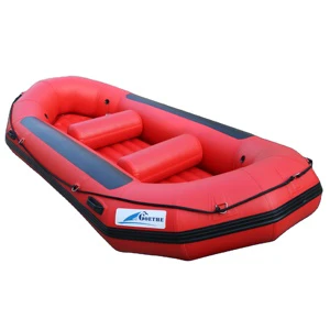 Goboat Inflatable PVC Life Raft Packraft Boat for Outdoor Drifting 7 Persons Capacity Eco-Friendly CE Certified Factory Price
