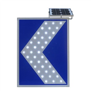 Road Safety Traffic Warning Signs Solar Powered Led Traffic Sign