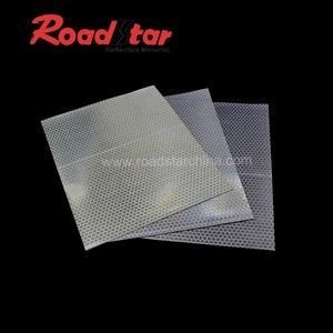 Micro-prismatic PVC Reflective Sheeting, Fabric Backing for Traffic Cone