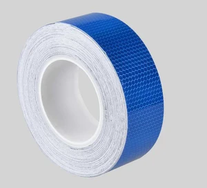 Diamond-Grade Blue Reflective Warning Tape PVC & PET Material