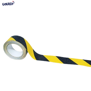 Self Adhesive Warning Tape Black and Yellow Nwaterproof Pvc Anti slip Tape Factory Workshop Anti slip Tape
