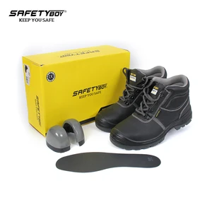 SAFETYBOY Men's Safety Shoes Waterproof Anti-slip Anti-smash Anti-puncture for Summer and Autumn Labor Boot