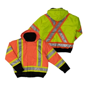 Hot Sale Supply Enhanced Jacket Construction Uniforms Industrial Hi-vis Custom Hi Viz Safety Workwear